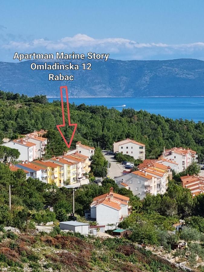 Apartment Marine Story Rabac Esterno foto